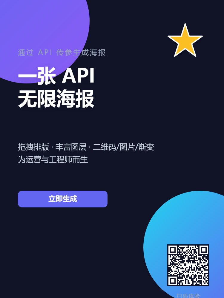 Poster 生成的海报示例